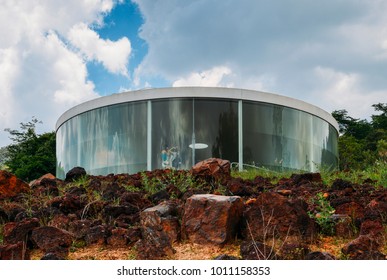 Brumadinho, Brazil - Dec 27, 2017:  Sonic Pavilion By Doug Aitken At Inhotim Institute, Minas Gerais, Brazil