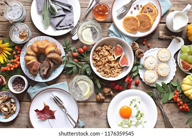 Brunch Breakfast Food Table Festive Brunch Stock Photo 1176359545 ...