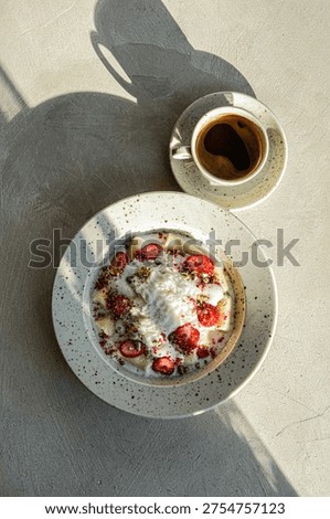 Brunch With Seeds. Rustic Table Setting For Breakfast. Sunlit Communal