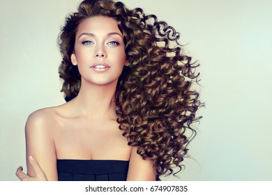 Curly Hair Images Stock Photos Vectors Shutterstock