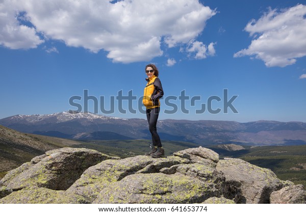 Hiking Woman Brunette
