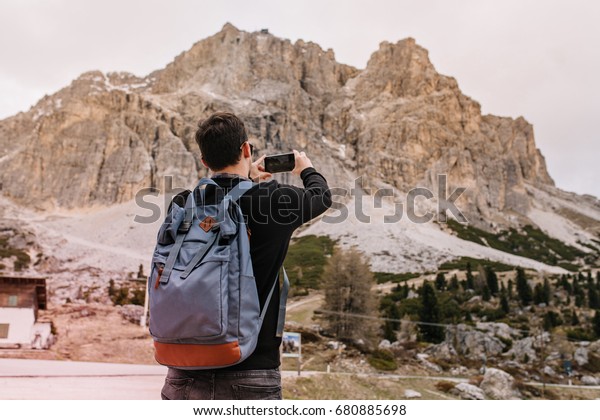 guy with big backpack