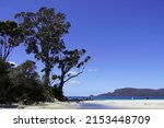 Bruny Island, Tasmania. Two Tree Point beach during summertime