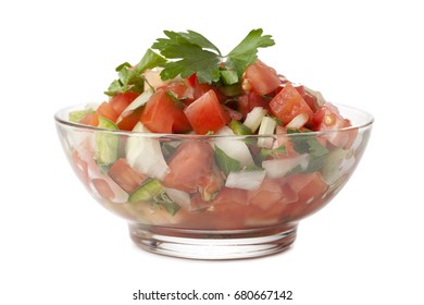 Bruschetta Or Salsa Bowl With Corn Chips