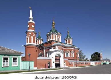 Brusensky Monastery Kolomna Krestovozdvizhensky Cathedral Russia Stock