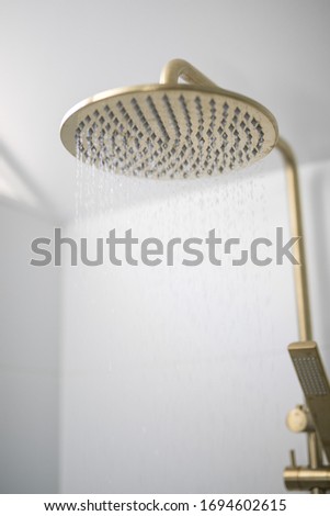 Similar – Image, Stock Photo shower head Bathroom