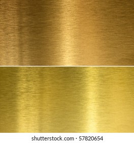 Brushed Bronze And Brass Stitched Textures