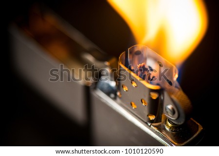 Brushed chrome lighter with windproof. One of everyday carry item for men. 