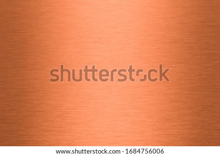 A brushed copper plate as a background