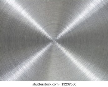 Technology Background Polished Brushed Metal Radial Stock Vector ...