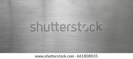 Brushed steel plate background texture horizontal ストックフォト © 