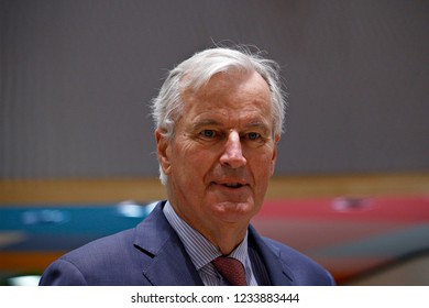 Brussels, Belgium. 19th November 2018. European Union's Chief Brexit Negotiator Michel Barnier Attends An EU's General Affairs Council.