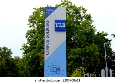 Brussels, Belgium. 23rd September 2022. Exterior View Of The Universite Libre De Bruxelles Which  Is A French-speaking Research University.