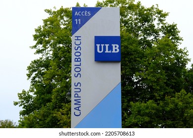 Brussels, Belgium. 23rd September 2022. Exterior View Of The Universite Libre De Bruxelles Which  Is A French-speaking Research University.