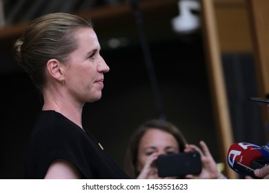 Brussels, Belgium. 30th June 2019.Prime Minister Of Denmark, Mette Frederiksen Arrives For A European Union (EU) Summit At EU Headquarters.