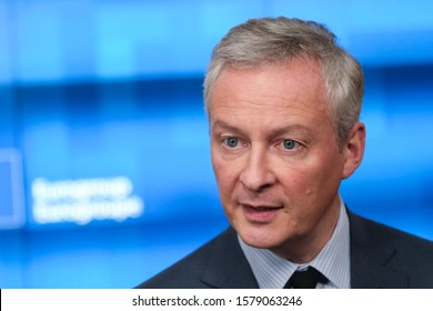 Brussels, Belgium. 4th December 2019. French Finance Minister, Bruno Le Maire Attends In A Eurogroup Finance Ministers' Meeting.