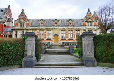 BRUSSELS, BELGIUM -7 FEB 2019- View Of The Solbosch Campus Of The Université Libre De Bruxelles (ULB), A Major Research And Teaching University Located In Brussels, Belgium.