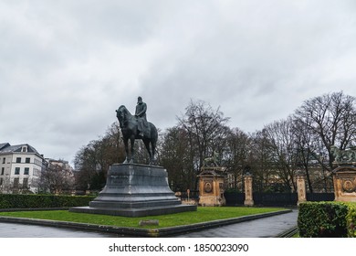 Brussels, Belgium - January 09, 2020: Monument To Leopold II, King Of Belgium