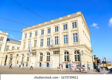 Brussels, Belgium - July 3, 2019: Rene Magritte Museum