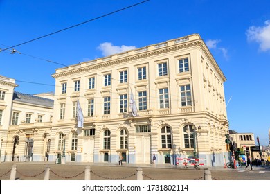 Brussels, Belgium - July 3, 2019: Rene Magritte Museum