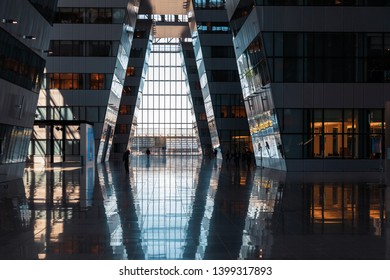 BRUSSELS, BELGIUM - May 13, 2019: NATO Headquarters In Brussels