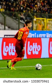 BRUSSELS - NOV 15, 2018: Adnan Januzaj 18 In Action. Belgium - Iceland. UEFA Nations League.