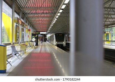 Brussels Underground Dark Metro City