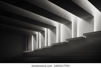 Brutalist architecture detail Abstract Background