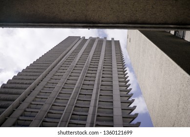 Brutalist Barbican Estate London