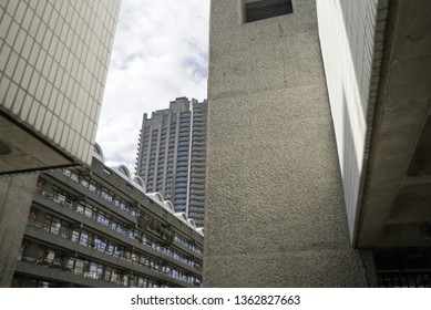 Brutalist Barbican Estate London