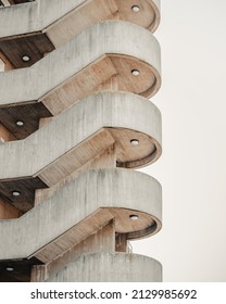 Brutalist Building With Beautiful Staircase