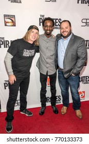 Bryan Buckley, Barkhad Abdi, Matt Lefebvre Attend  LA Premiere Of 