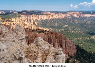 Bryce Canyon National Park In Utah - View From Rainbow Point