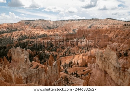 Bryce Canyon National Park, Utah, USA, Summer Landscape, Scenic Beauty, Hoodoos, Red Rock Formations, Sandstone Spires, Desert Wilderness, Southwest USA, Nature Photography, Outdoor Adventure, Summer