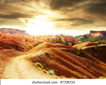 Bryce Canyon At Sunrise