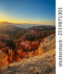 Bryce Canyon At Sunrise Morning