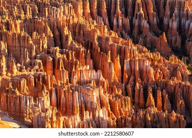 Bryce National Park Hoodoos At Sunrise, Utah Southwest USA