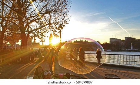 bubble in the air