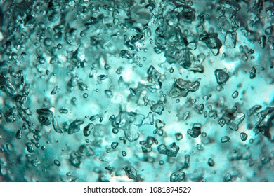 bubble background, close-up