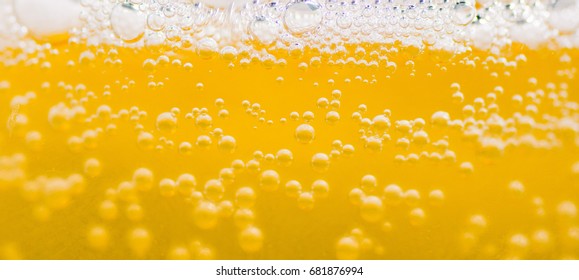 Bubble Beer Close Up
