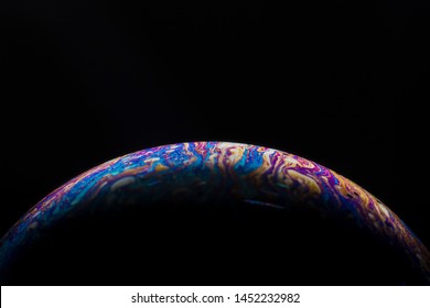 Bubble closeup with macro lens