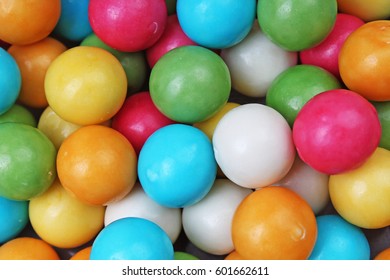 Bubble Gum Chewing Gum Texture Rainbow Stock Photo (Edit Now) 581733292