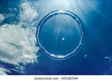 Bubble Ring Underwater, Ring Bubble.