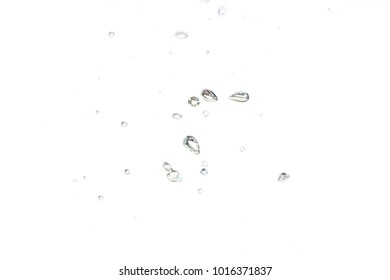 bubble in white background