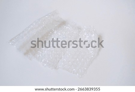  Bubble wrap on a white background                              