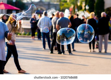 Bubbles in focus