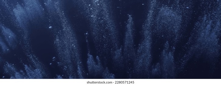 bubbles under water diving background