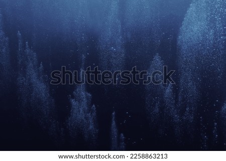 bubbles under water diving background