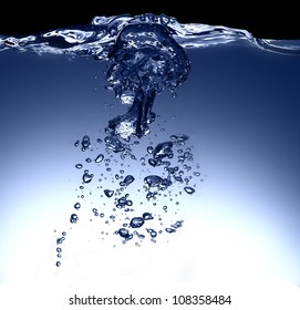 Bubbles in water