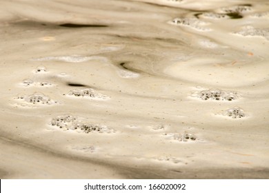 Bubbles in the water as a background